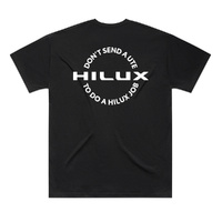 Toyota HiLux Don't Send a Ute T-Shirt - Black - Size Small - Part C-TOY417-S