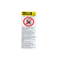 Toyota Passenger Air Bag Label - 7459653011