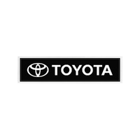 Toyota Black Bumper Sticker