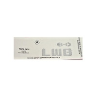 Genuine Toyota Hiace Tailgate LWB 6.0 Decal