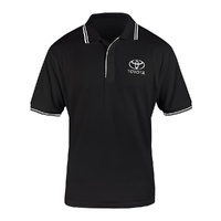 Men&#39;s Toyota Organic Polo Shirt - Black
