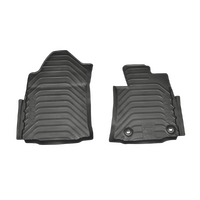 Genuine Toyota All Weather Front Floor Mat Set for Hilux Double Rouge HR 2015-On
